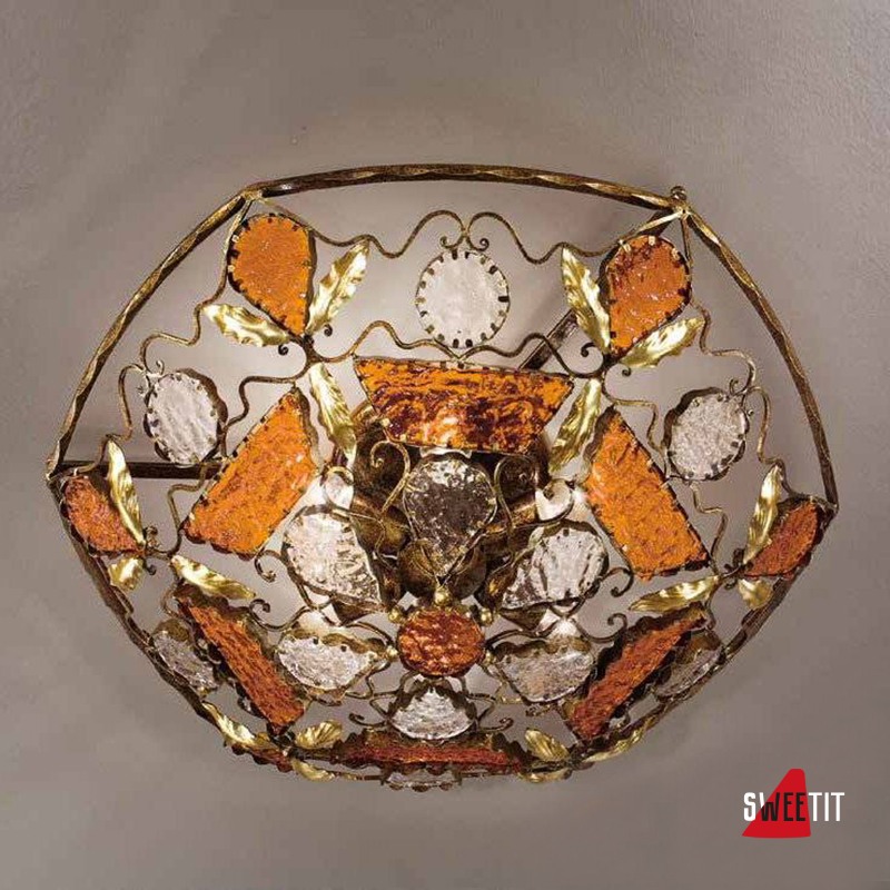 Потолочный светильник MM Lampadari Deco 6740/P6 V2314 amber