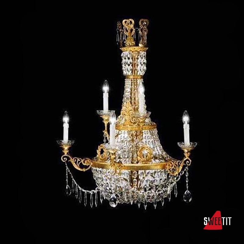 Бра Beby Group Opera 2016/3+2A Gold Paint CUT CRYSTAL