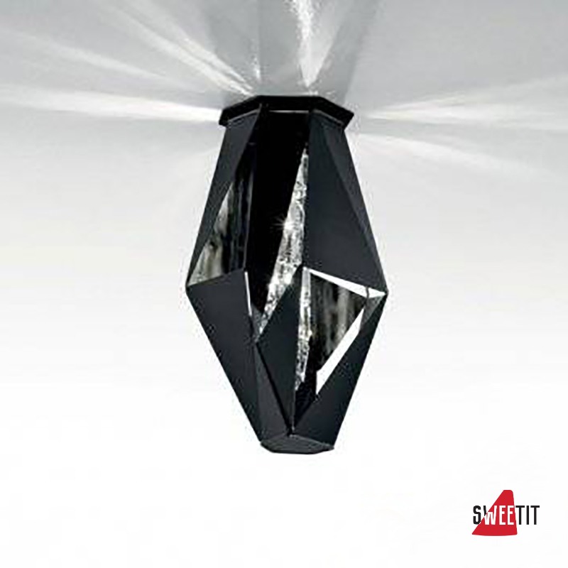 Потолочный светильник IDL Crystal Rock 476/4PF Black