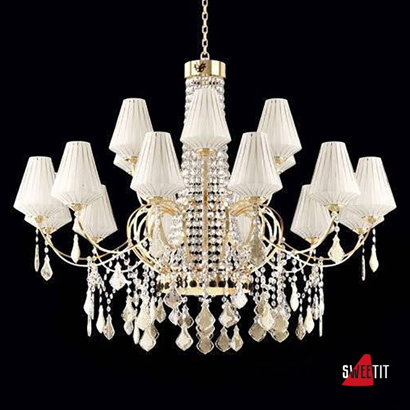 Люстра Beby Group Charming beauty 0250B10 Light gold White White gold leaf