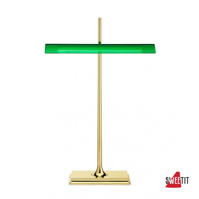 Настольная лампа Flos Goldman Brass/Green F3440044