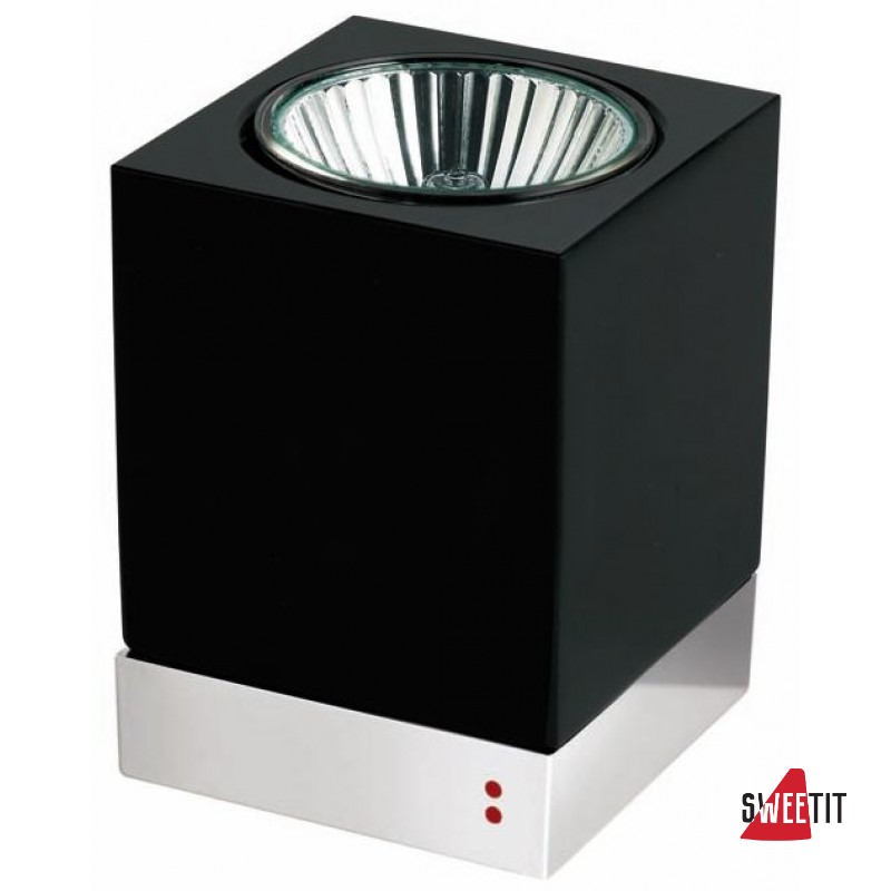 Настольная лампа FABBIAN Cubetto Black Glass D28 B03 02