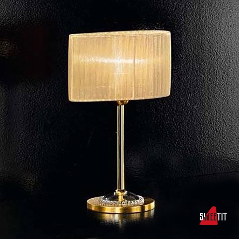 Настольная лампа IDL Fashion 9027/2L Gold ambra