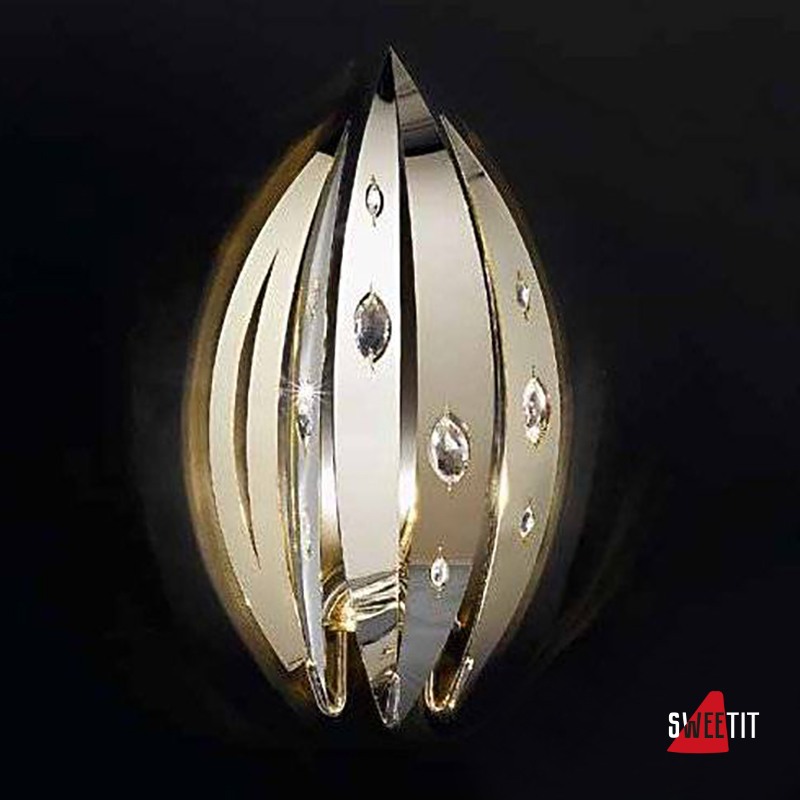 Настенный светильник IDL Crystal Palm 470/2A Gold