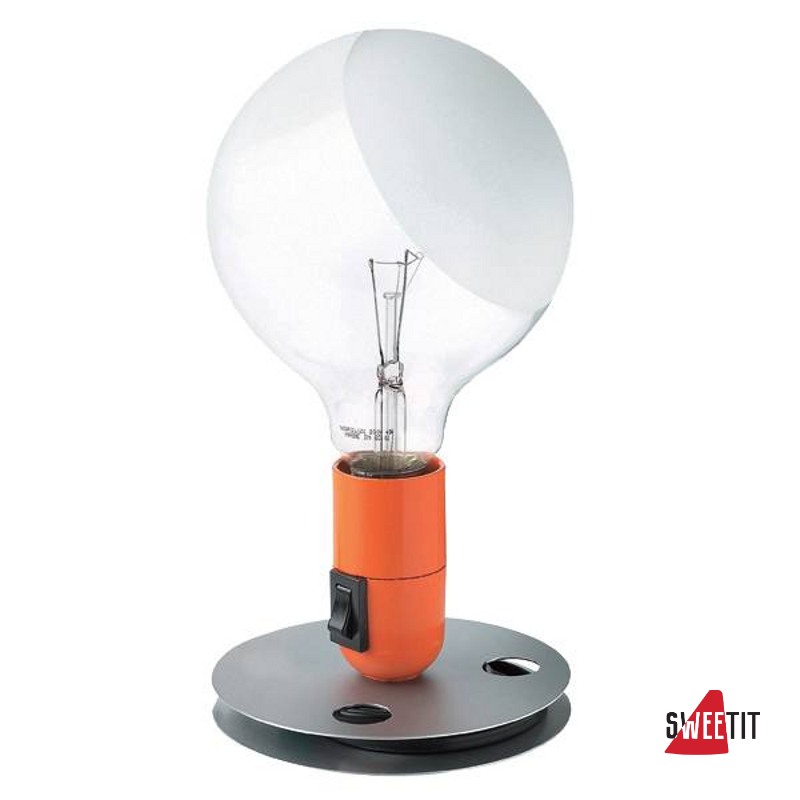 Настольная лампа Flos Lampadina Anodised aluminium/Orange F3300075
