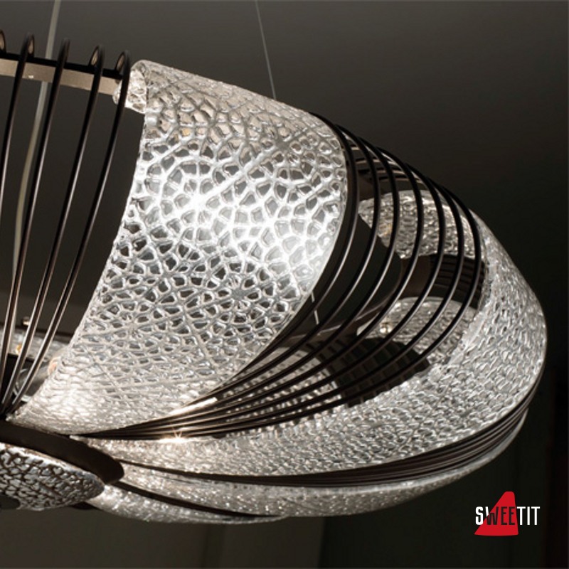 Подвесной светильник Masca Marrakech 1871/9S Corten argento/Glass 593