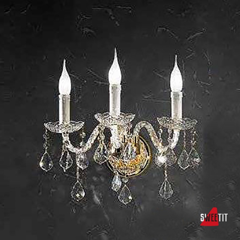 Бра Beby Group Crystal 310/3A Light gold CUT CRYSTAL