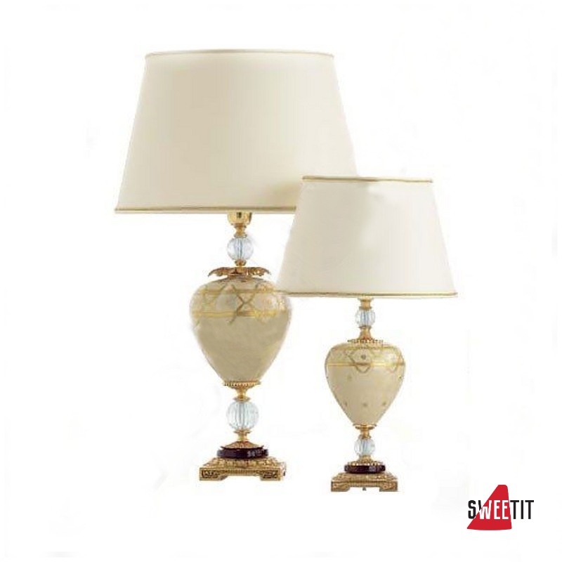 Настольная лампа LE PORCELLANE Avorio Oro Porcelain 5026