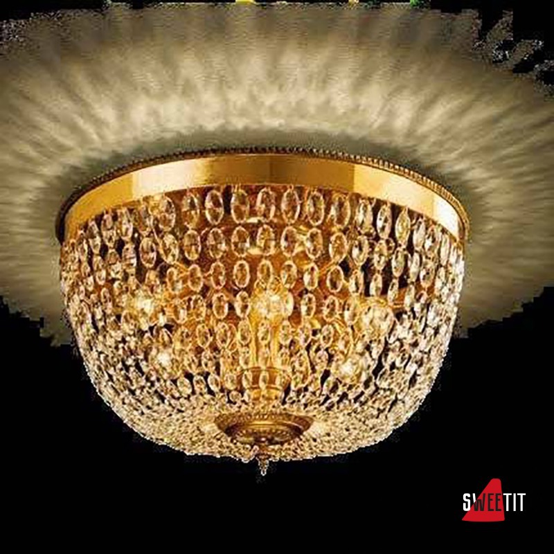 Потолочный светильник Beby Group Opera 2001/4PL Light gold CUT CRYSTAL