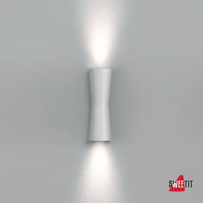 Настенный спот (точечный светильник) Flos Clessidra 40°+40° White F1584009