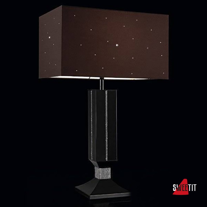 Настольная лампа Beby Group Crystal dream 5500L01 Satin Black Black Swarovski