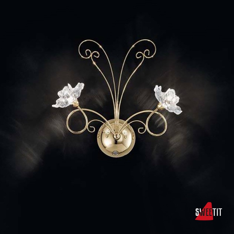 Бра IDL Butterfly 543/2A Light gold